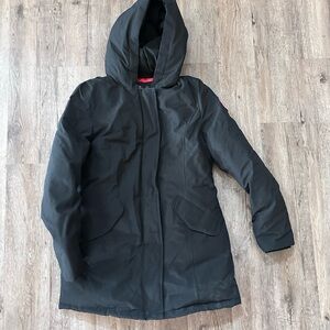 Women's Black Hooded Jacket